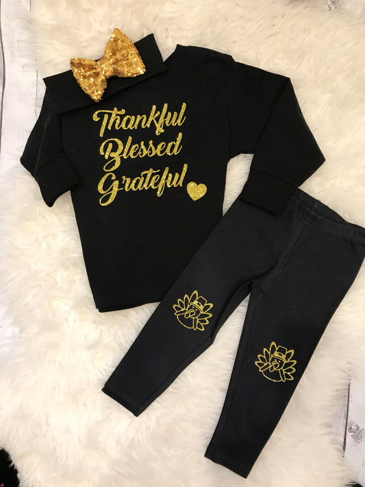 Grateful, Thanksful, Blessed - Complete 3-piece set